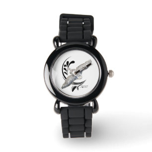 Fliegendes Schneeauwl Armbanduhr