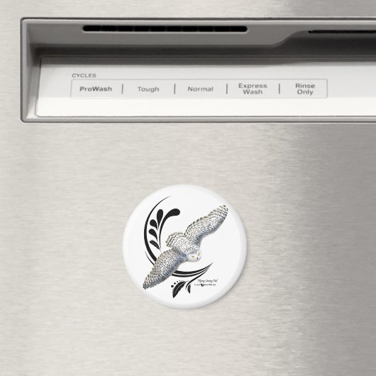 Fliegendes Schneeauwl Magnet (In Situ (Geschirrspüler))
