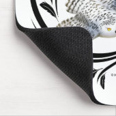 Fliegendes Schneeauwl Mousepad (Ecke)