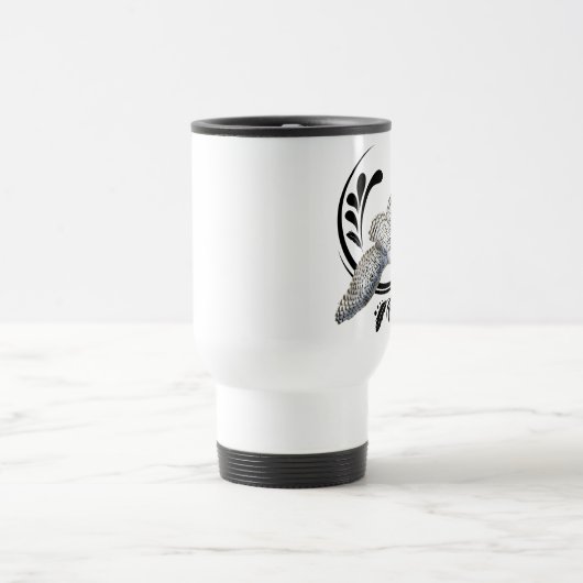 Fliegendes Schneeauwl Reisebecher (Mittel)