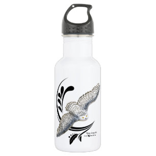 Fliegendes Schneeauwl Trinkflasche