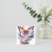 Fliegendes, schönes Soul Quadratische Visitenkarte (Stehend Vorderseite)