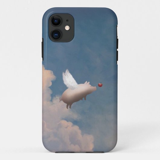 fliegendes Schwein benutzerdefiniertes iPhone 5 Fa Case-Mate iPhone Hülle (Rückseite)