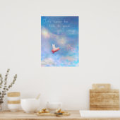 Fliegendes Schwein - es ist nie zu spät, um deine Poster (Küche)