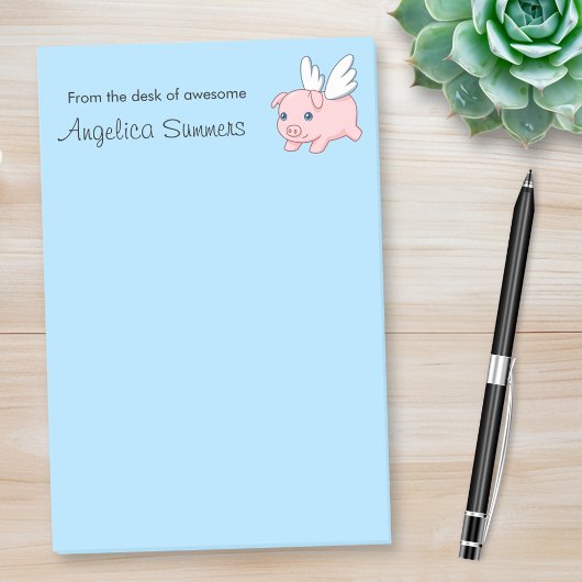 Fliegendes Schwein - Ferkel mit Flügeln Post-it Klebezettel