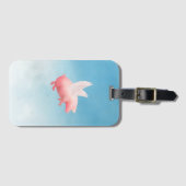Fliegendes Schwein Gepäckanhänger (Vorderseite (Horizontal))