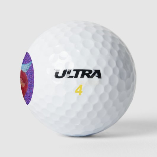 Fliegendes Schwein Golfball (Logo)