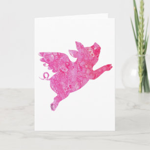 Fliegendes Schwein Kunst, Fliegendes Schwein Karte