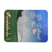 Fliegendes Schwein muss anders sein Magnet (Horizontal)