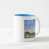 Fliegendes Schwein muss anders sein Zweifarbige Tasse (VorderseiteRechts)