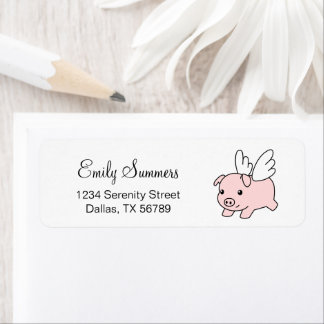 Fliegendes Schwein - Niedliches Schwein mit Flügel