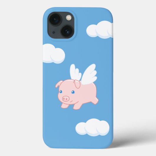 Fliegendes Schwein - Niedliches Schwein mit Flügel Case-Mate iPhone Hülle (Rückseite)