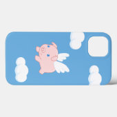 Fliegendes Schwein - Niedliches Schwein mit Flügel Case-Mate iPhone Hülle (Rückseite (Horizontal))