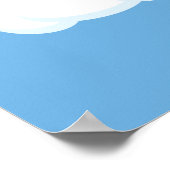 Fliegendes Schwein - Niedliches Schwein mit Flügel Poster (Ecke)