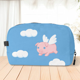 Fliegendes Schwein - Niedliches Schwein mit Flügel Waschbeutel