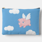 Fliegendes Schwein - Niedliches Schwein mit Flügel Zubehörtasche (Vorderseite)