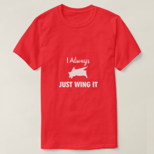 Fliegendes Schwein nur mit ihm T-Shirt