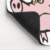 fliegendes Schwein Sau flying pig hog Mousepad (Ecke)