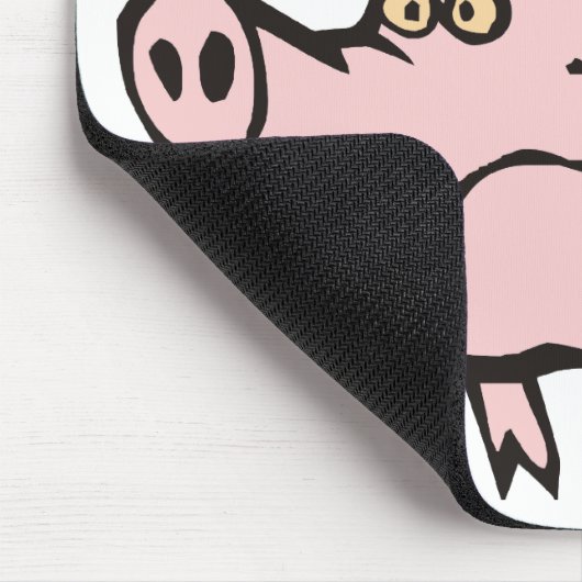 fliegendes Schwein Sau flying pig hog Mousepad (Ecke)