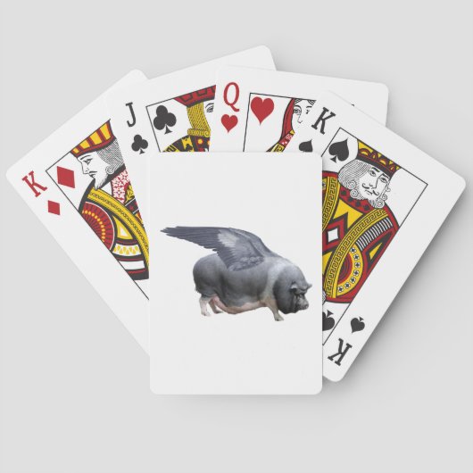 fliegendes Schwein Spielkarten (Rückseite)