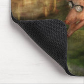 Fliegendes Schwein - Steampunk - Das fliegende Sch Mousepad (Ecke)