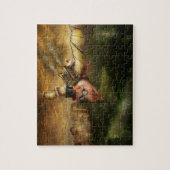 Fliegendes Schwein - Steampunk - Das fliegende Sch Puzzle (Vertikal)
