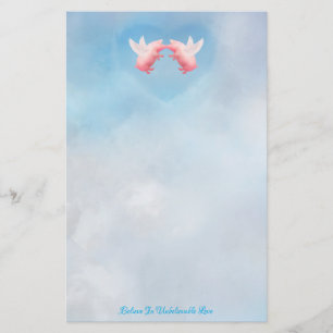 Fliegendes Schweine - Unglaubliche Liebe Briefpapier