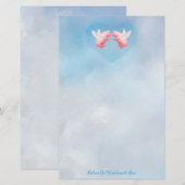 Fliegendes Schweine - Unglaubliche Liebe Briefpapier (Vorne/Hinten)