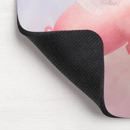 Fliegendes Schweinefleisch wächst Mousepad (Ecke)