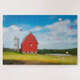 Fliegendes Schweinezüchterpuzzle Puzzle