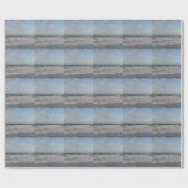 Fliegendes Seagulls Wrapping Paper Geschenkpapier (Flach)