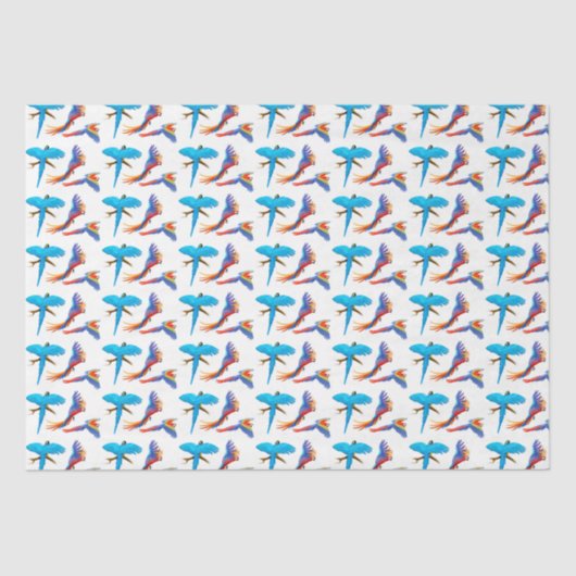 Fliegendes Tropenholz-Gewehrpapier Seidenpapier (Vorderseite)