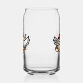 Fliegendes Weihnachtsschwein Dosenglas (Links)