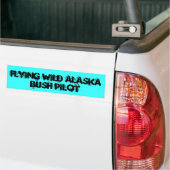 FLIEGENDES WILDES ALASKA, BUSH-PILOT AUTOAUFKLEBER (Auf Lkw)