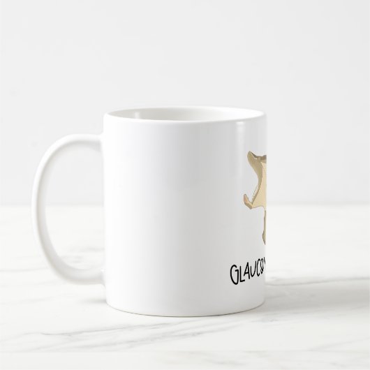 Fliegeneichhörnchen-Tasse Kaffeetasse (Links)