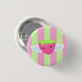 Fliegenerdbeerknopf! Button (Vorne & Hinten)