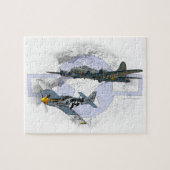 Fliegeneskorte des Mustangs P-51 Puzzle (Horizontal)