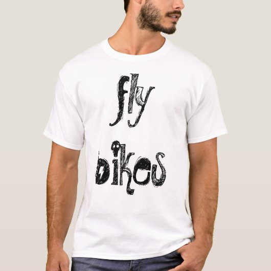 Fliegenfahrräder T-Shirt (Vorderseite)