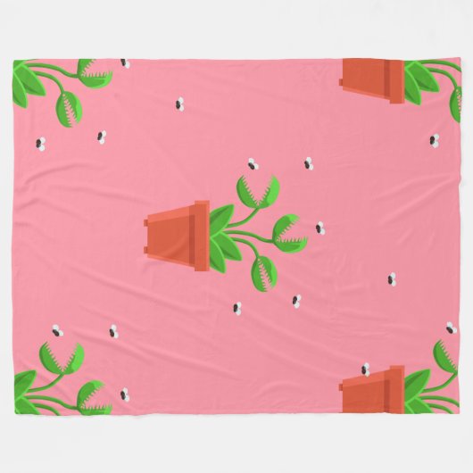 Fliegenfalle Fleecedecke (Vorderseite (Horizontal))