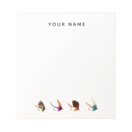 Fliegenfische Notizblock (Vorderseite)