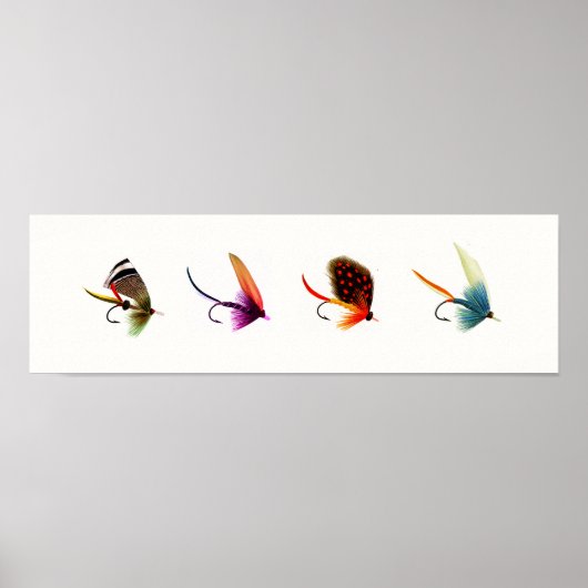 Fliegenfische Poster (Vorne)