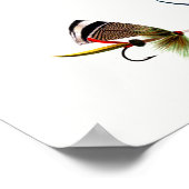 Fliegenfische Poster (Ecke)