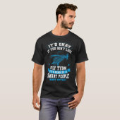 Fliegenfischen Angler Fischer Angler Methode T-Shirt (Vorne ganz)