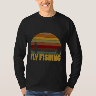 Fliegenfischen Angler Retro Vintage Fischig Fischi T-Shirt