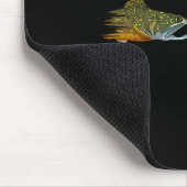 Fliegenfischen Bachforelle Trockenfliege Binden An Mousepad (Ecke)