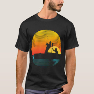 Fliegenfischen bei Sonnenuntergang T-Shirt