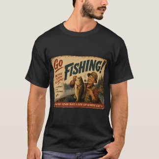 Fliegenfischen bei Sonnenuntergang T-Shirt