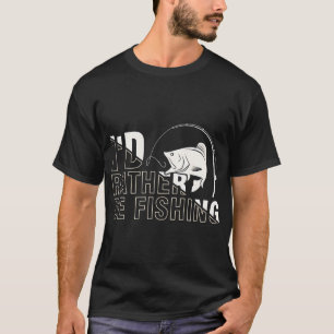 Fliegenfischen bei Sonnenuntergang T-Shirt