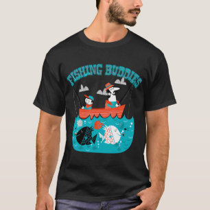 Fliegenfischen bei Sonnenuntergang T-Shirt