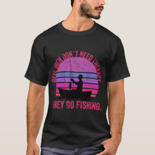 Fliegenfischen bei Sonnenuntergang T-Shirt